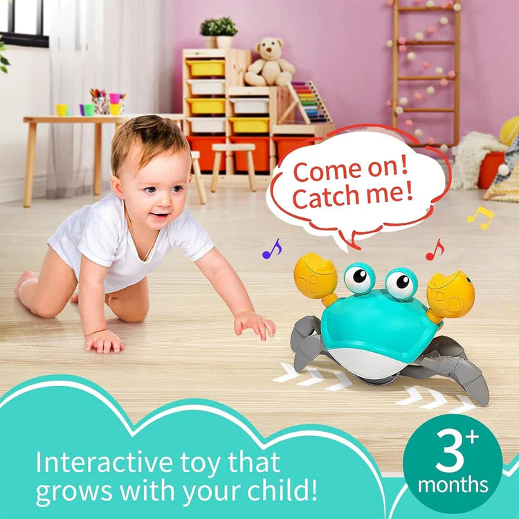 CrabChase – Crawling Fun | Smart Sensors | Boosts Baby Movement